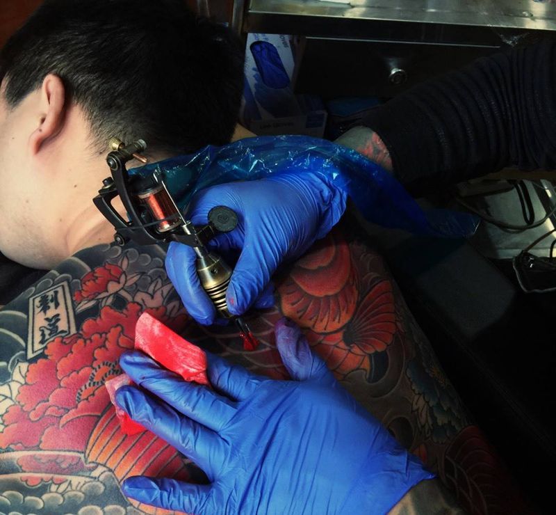 今日工事～纹身图片