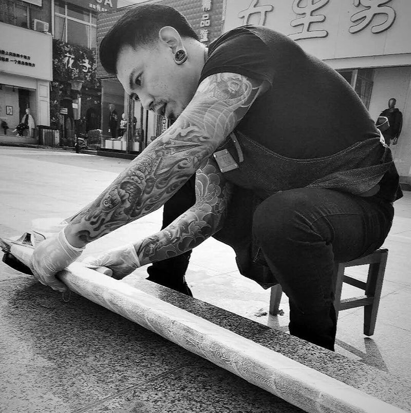 早课～[嘿哈]纹身图片