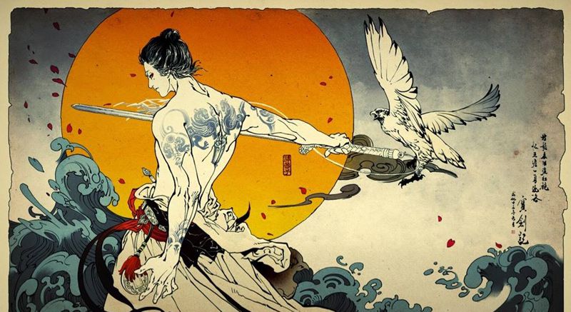 初十～纹身图片