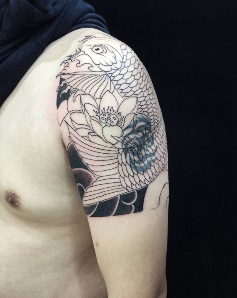 今日工式 也是覆盖 下次继续～纹身图片