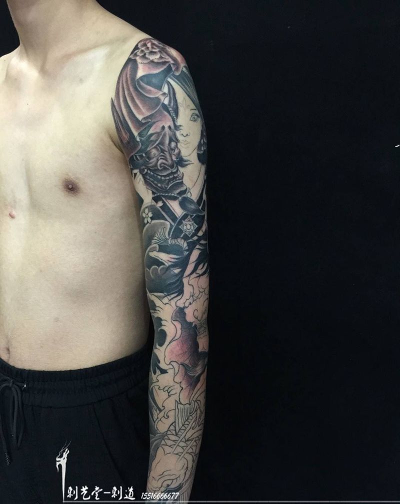 今日工式～纹身图片