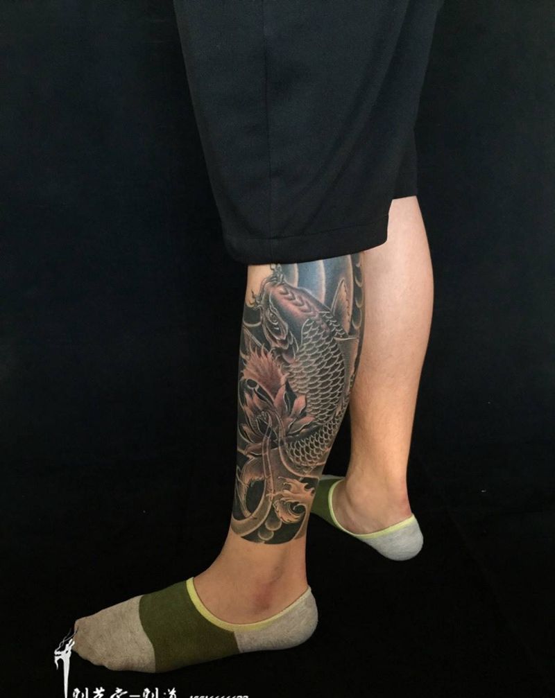 包腿修改～纹身图片