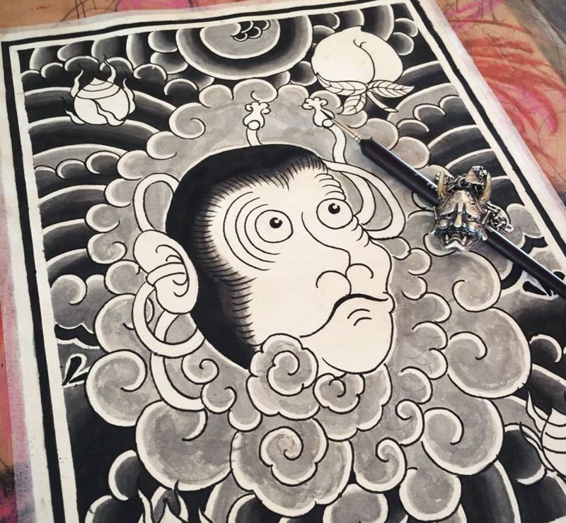 我的早课 我的时间 我的空间 云里雾里 天上地下任我闯哈～[奸笑]纹身图片