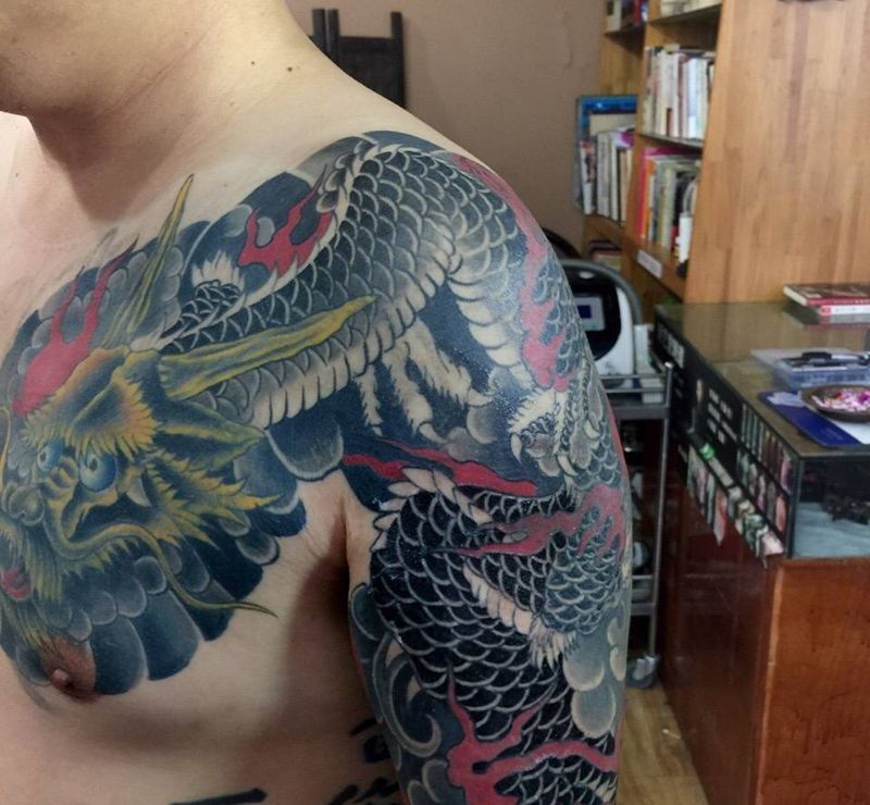 今日修改进度～纹身图片