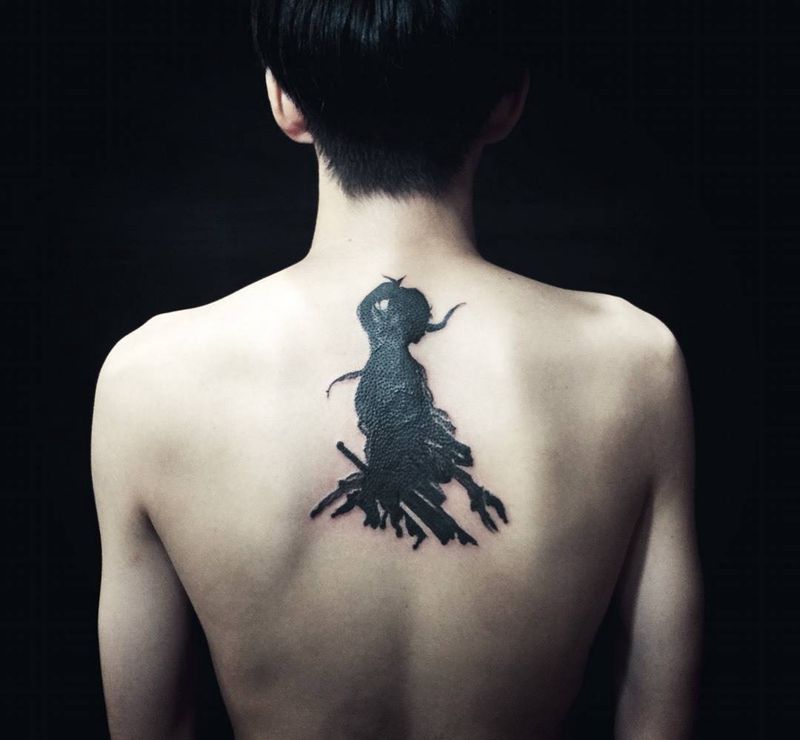 刺艺堂-彫茜今日覆盖作品～纹身图片