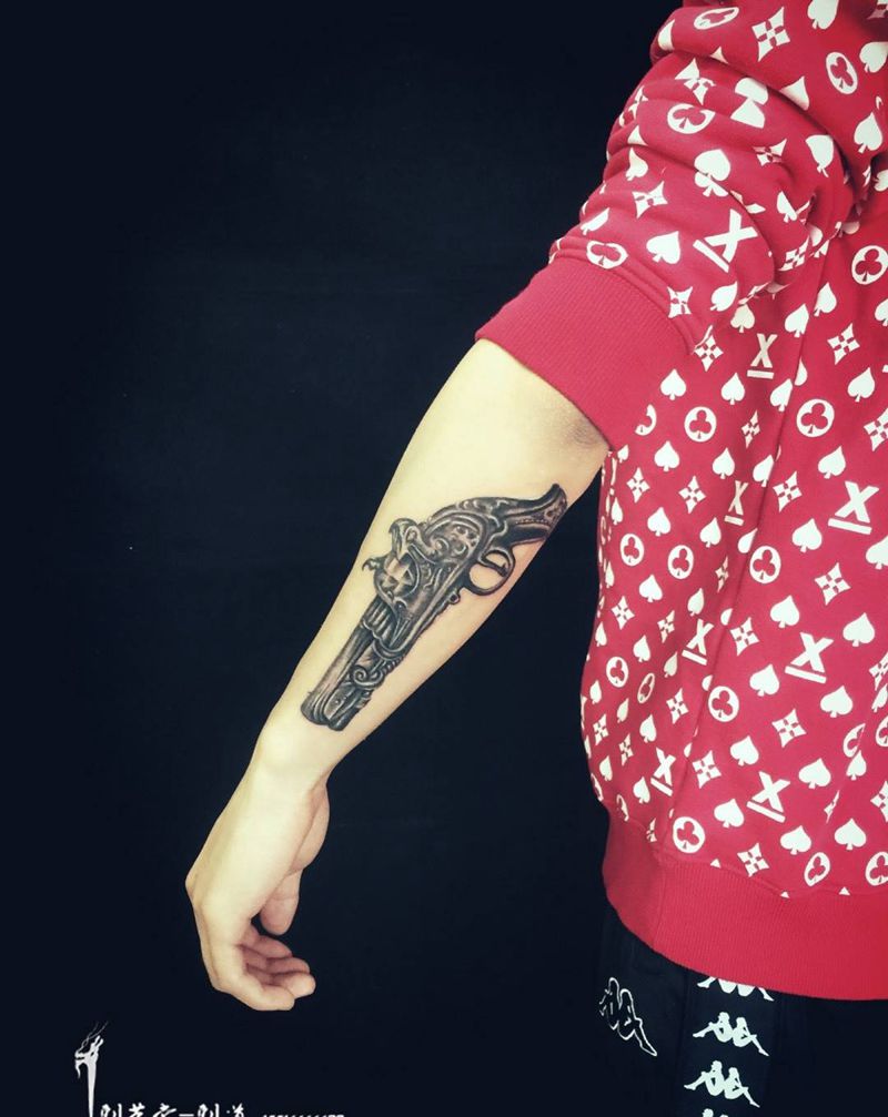 新年伊始 万象更新～【传统火枪】纹身图片