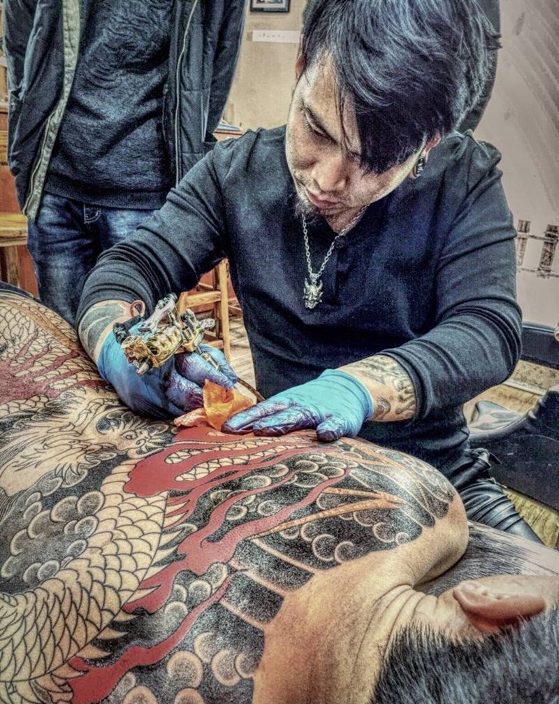 工作花絮～纹身图片