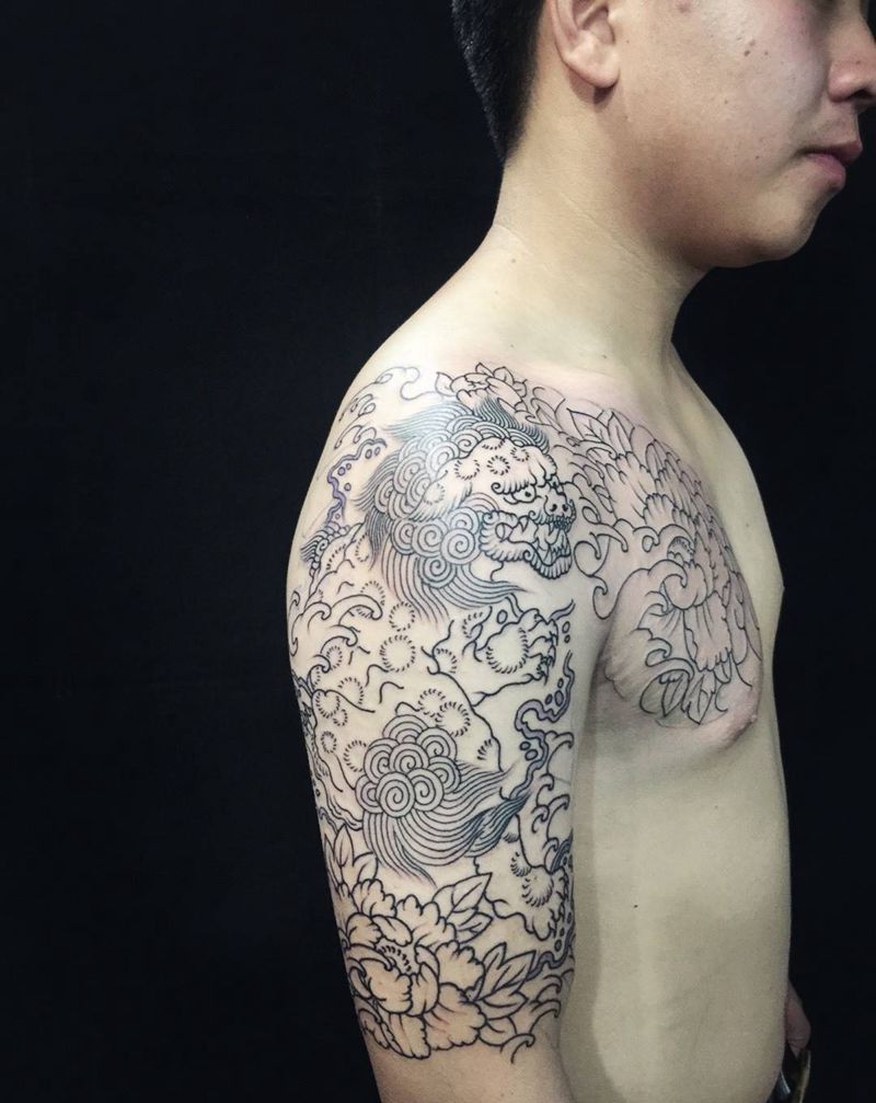 今日构图～纹身图片