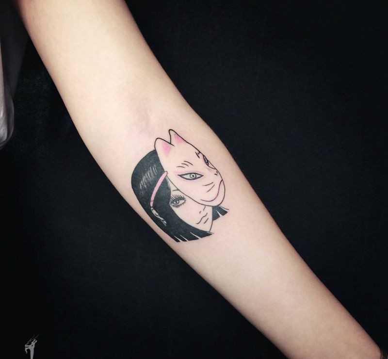 彫茜今日遮盖～纹身图片