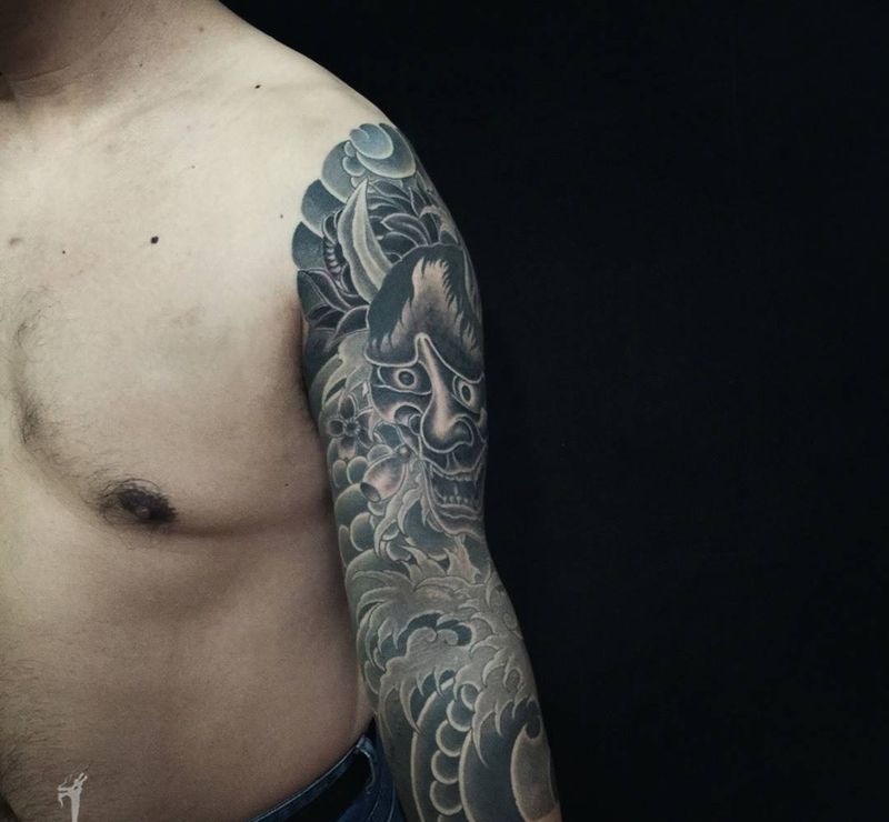 今日七分袖～纹身图片