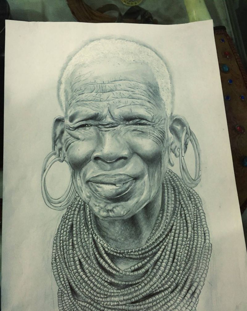 徒弟刺墨练习作品～纹身图片