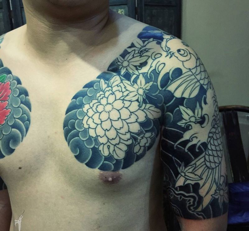 今日工事~纹身图片