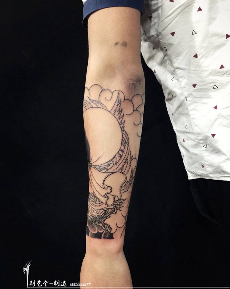 画一点纹一点 下次继续～纹身图片