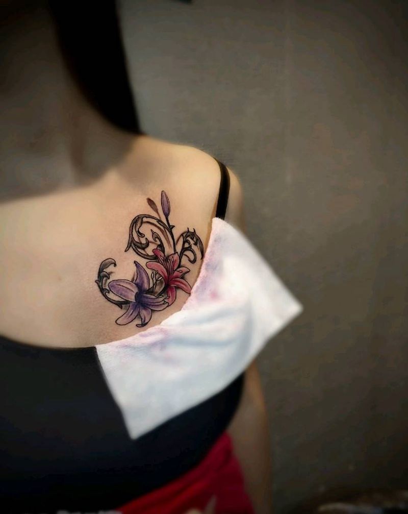 。。纹身图片_颈部纹身图案