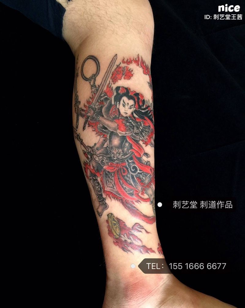 三太子纹身图片