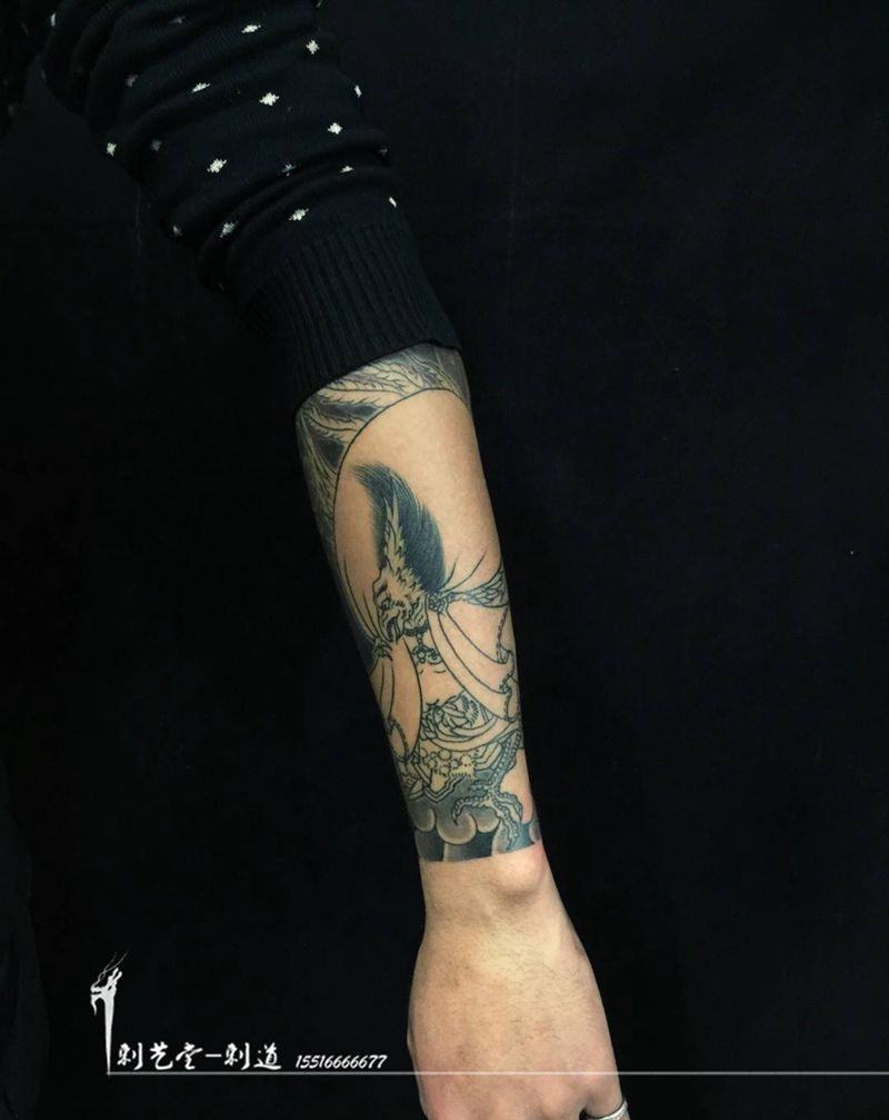 进度～纹身图片