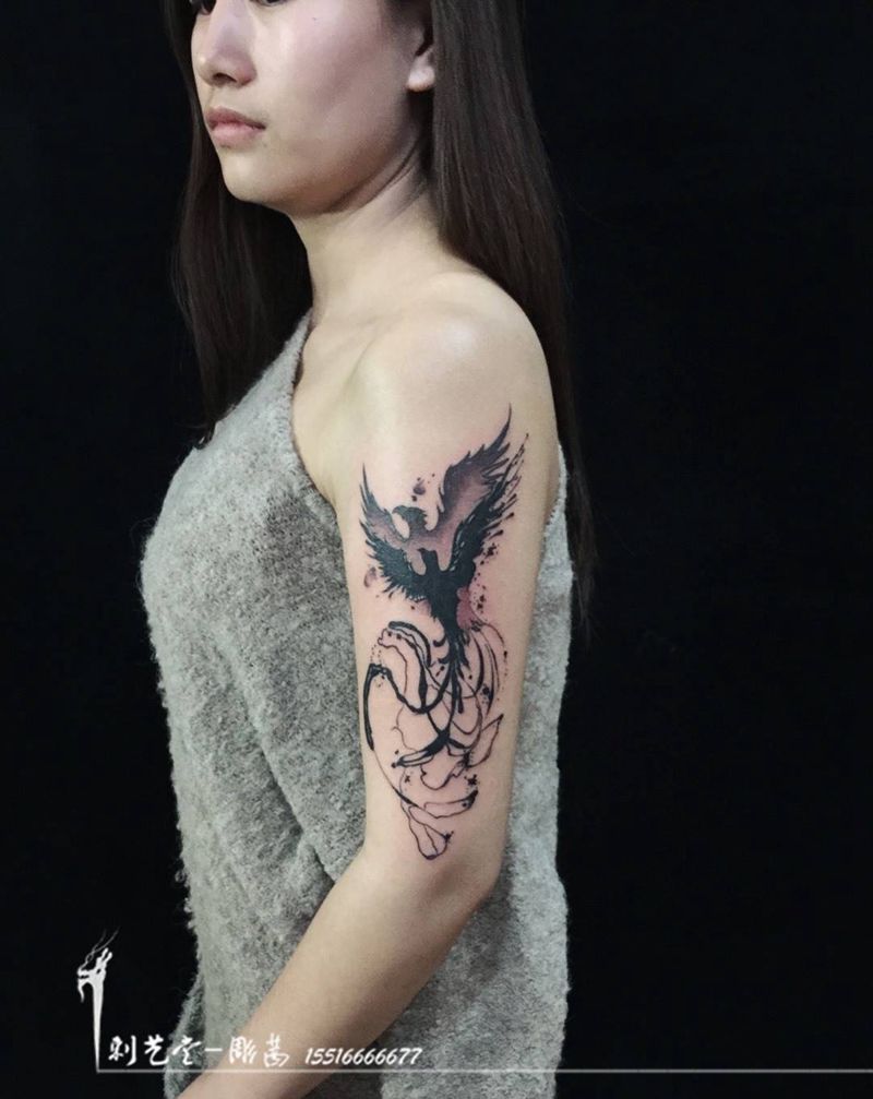 刺艺堂彫茜老师作品～纹身图片