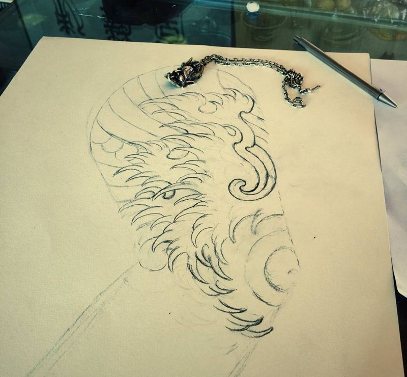 画不难 画舒服并不简单 做不难 做好并不容易  早课～纹身图片