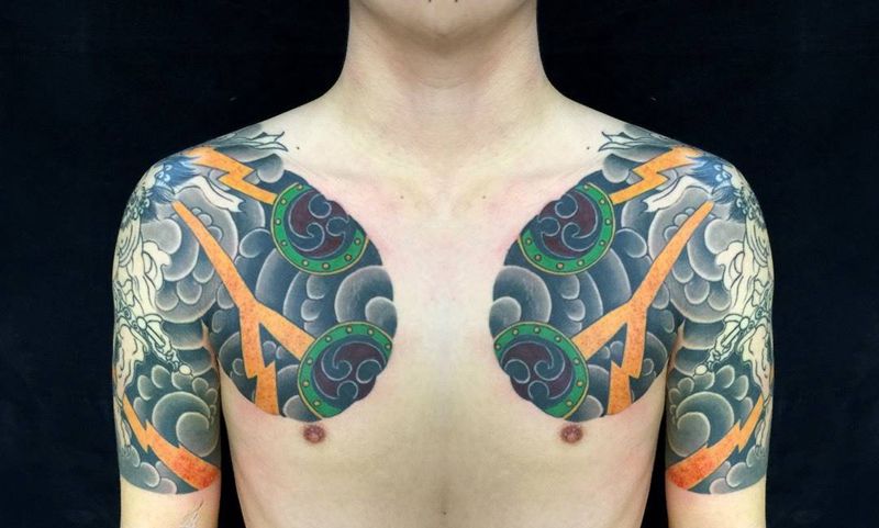 今日工事～纹身图片