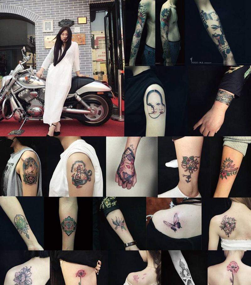 喜欢这个格调可以预约刺艺堂-彫茜～纹身图片