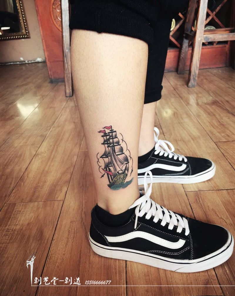 昨刺一帆～纹身图片