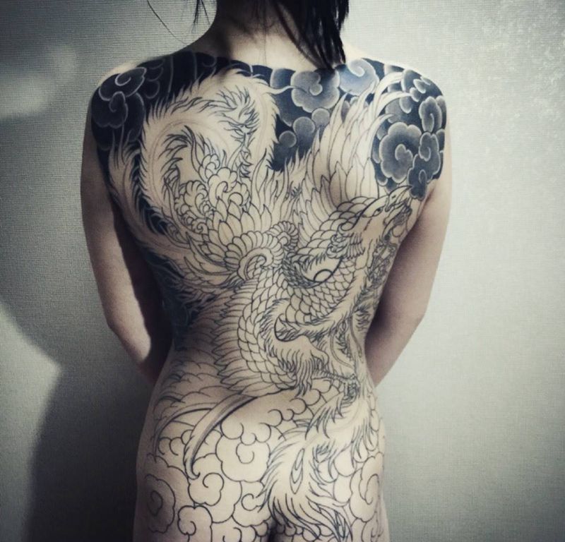 恢复中～纹身图片