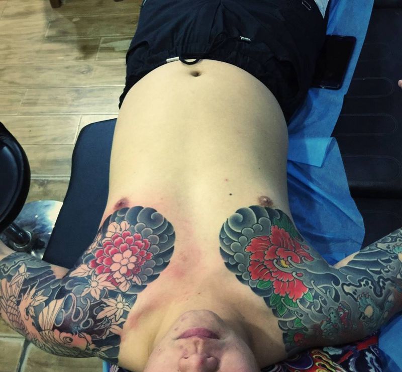 今日工事～纹身图片