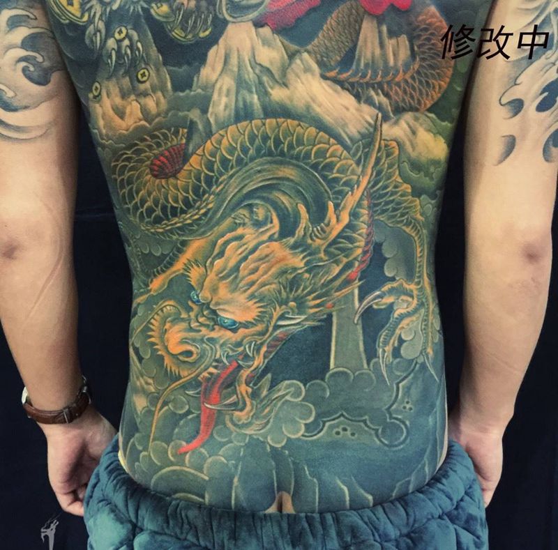 修改进度～纹身图片