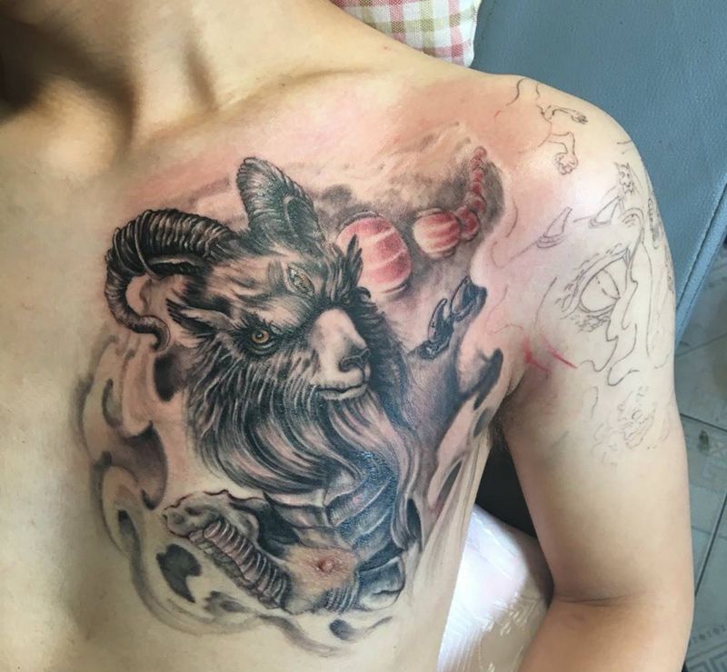 白泽➕百鬼夜行，下次继续纹身图片