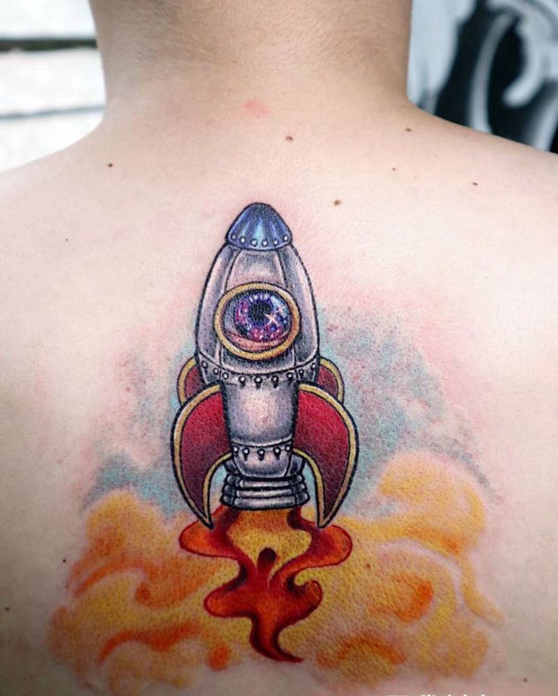 小火箭纹身图片