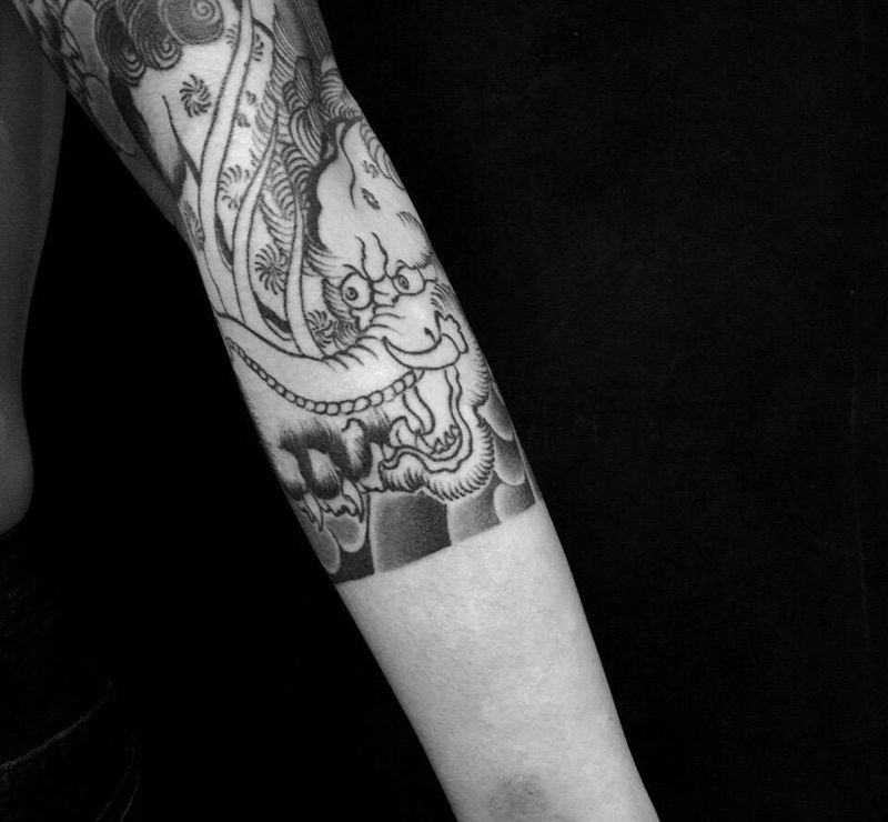 控好心态 做好和刺青有关的事 心静一点 雾匀一点 画面美一点～纹身图片