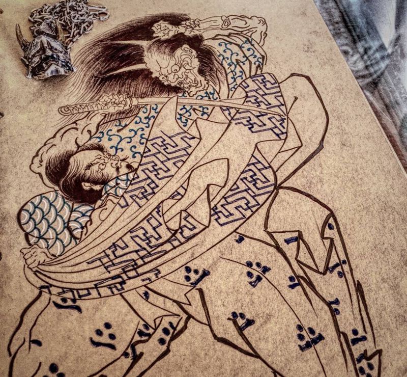 早课时间～纹身图片