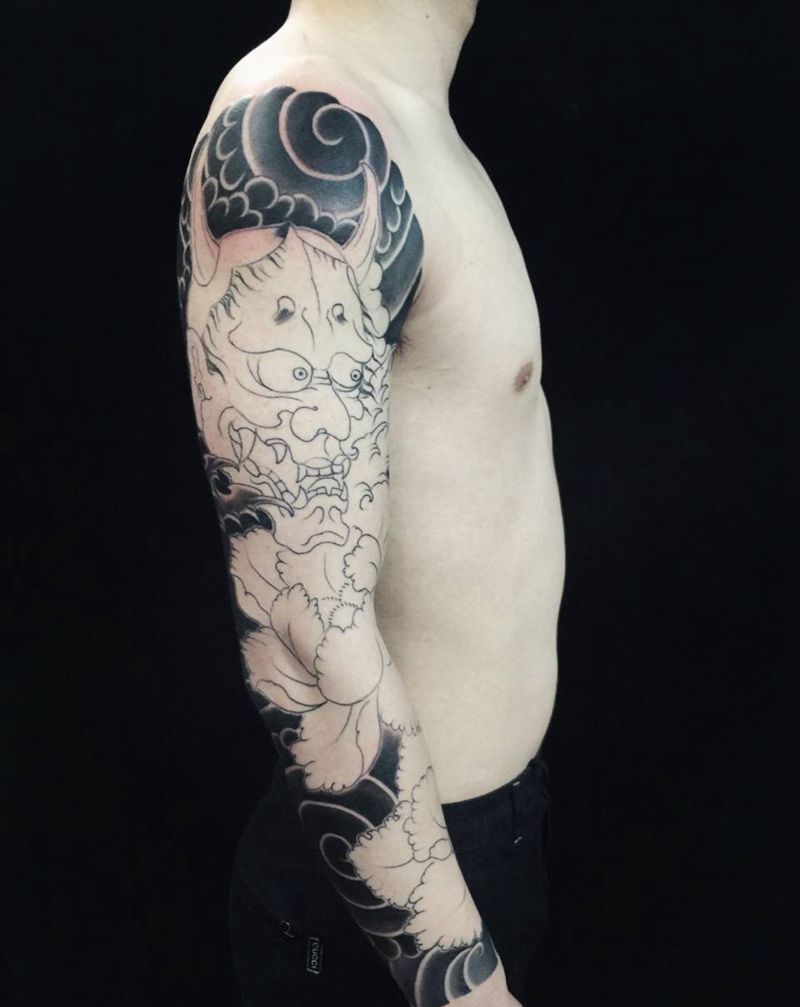 昨日雾面～纹身图片