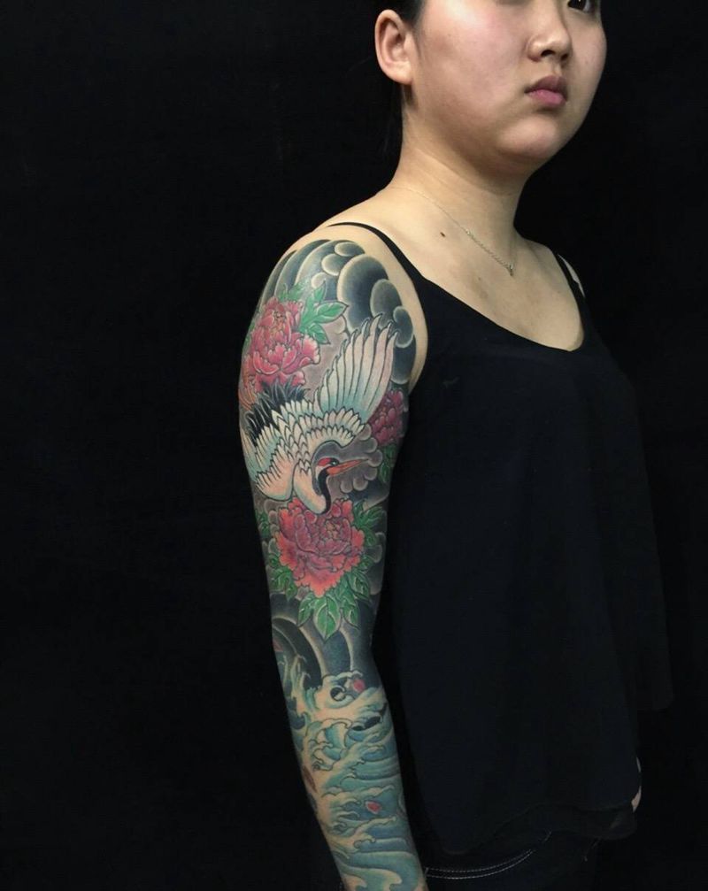 有花臂的女孩最漂亮哈～