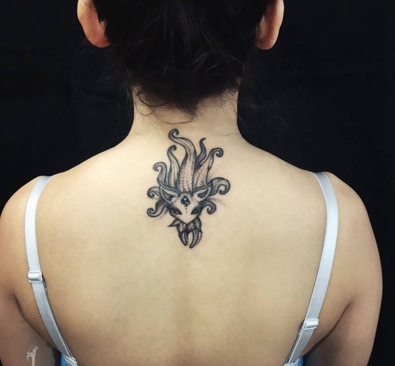 刺艺堂-刺林今日修改作品～纹身图片