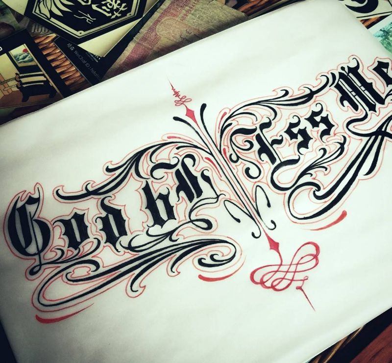 今日早课 God bless me~