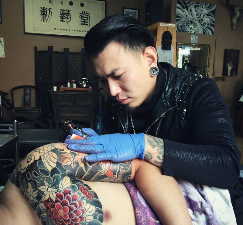 今日工事～纹身图片