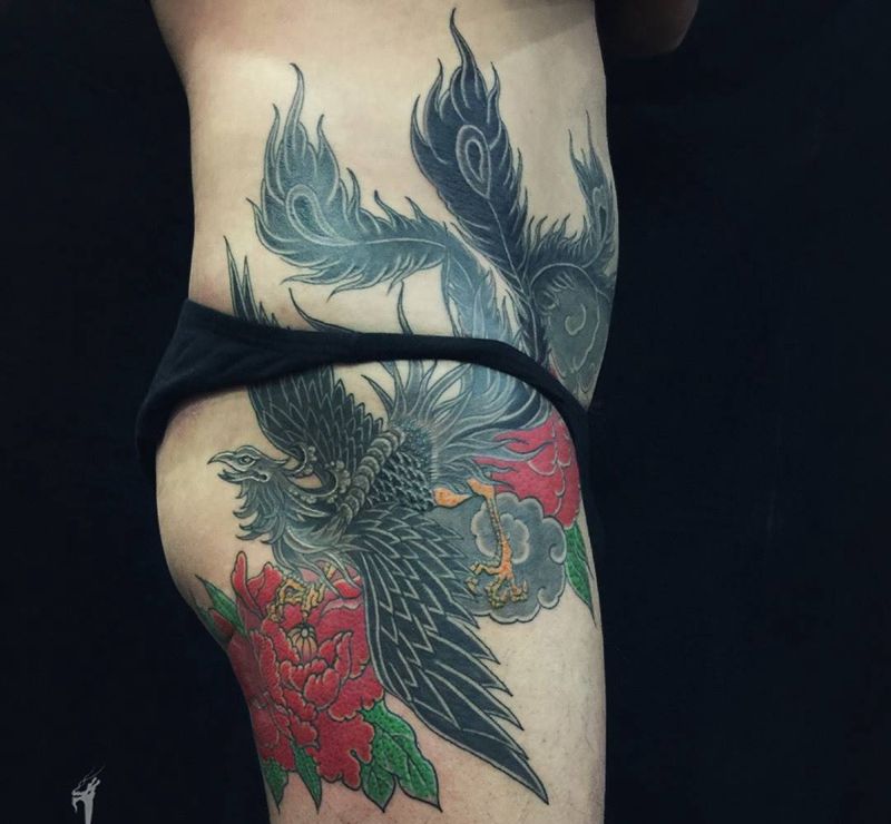 收工咯～[机智]纹身图片