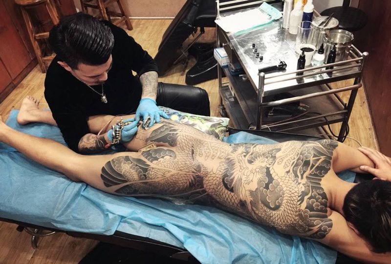 今日进度～纹身图片_成品背部腰部臀部腿部风景宗教动物鬼神贴纸纹身图案