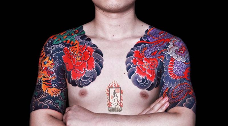 好久没有发完整的作品了纹身图片