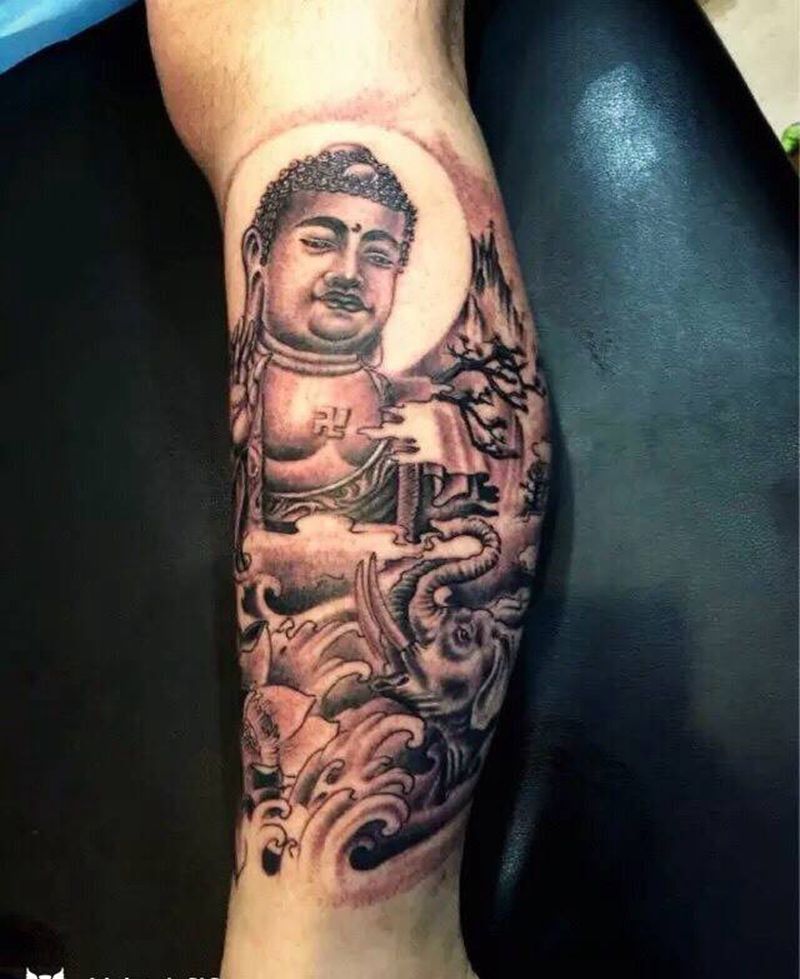 佛纹身图片