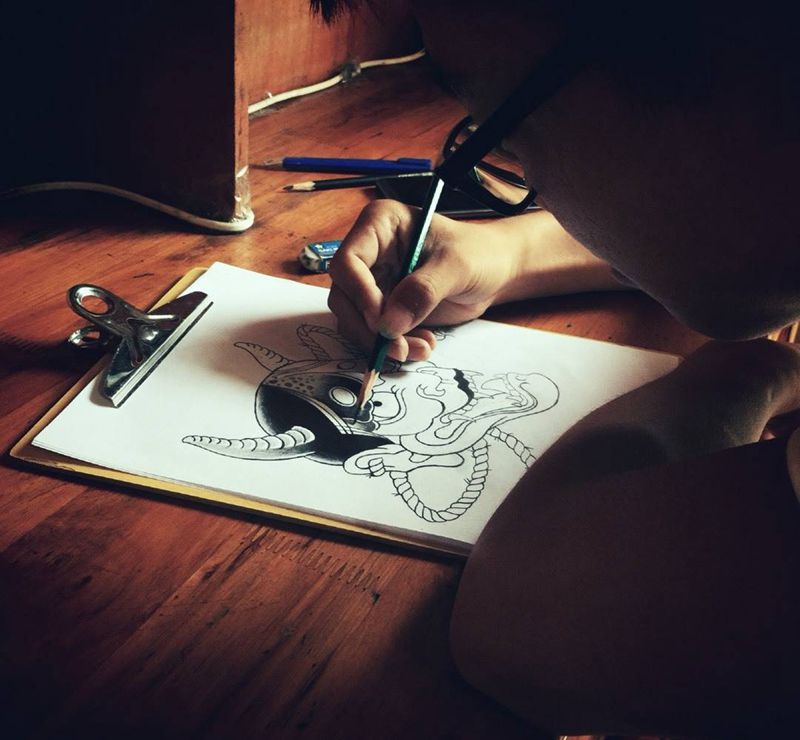 这位新学员纹身图片