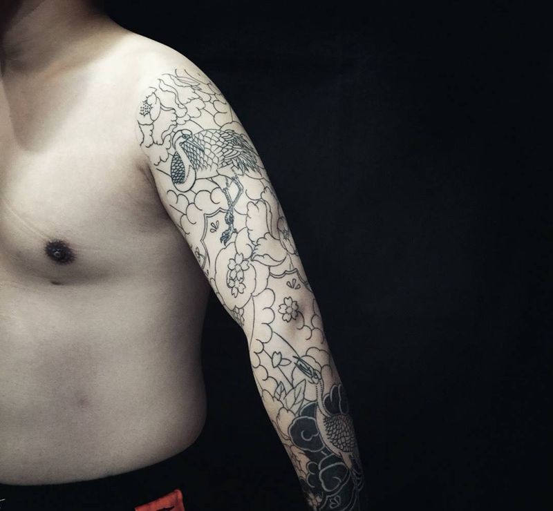 进度～纹身图片