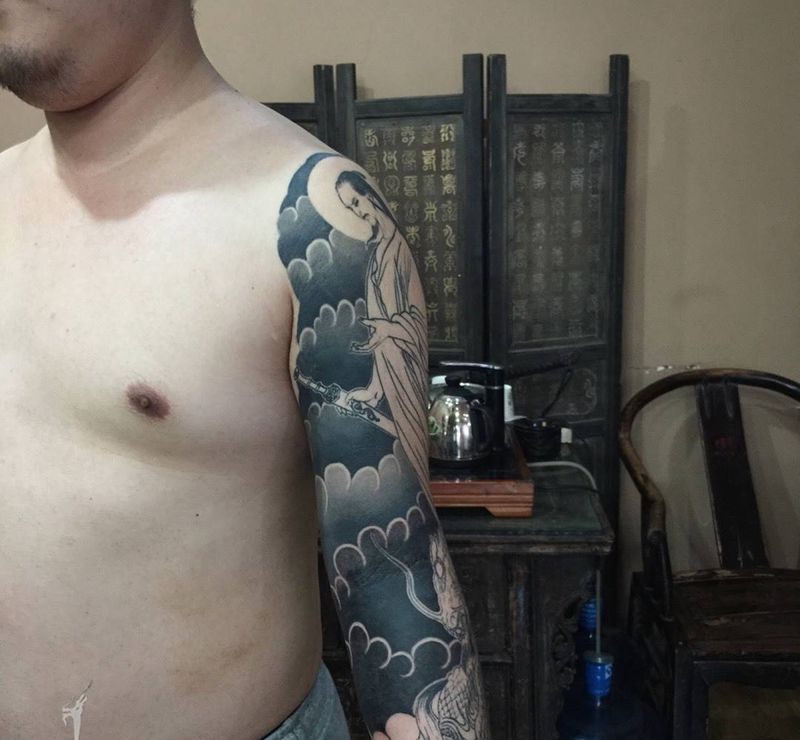 刺青像做人 需久经锻造 才炉火纯青 越剔透～纹身图片