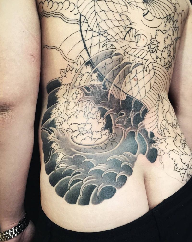 今日进度 又好像没怎么进～[捂脸]纹身图片