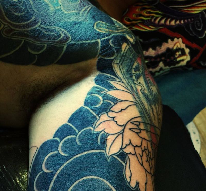 强力盖今日进度～纹身图片