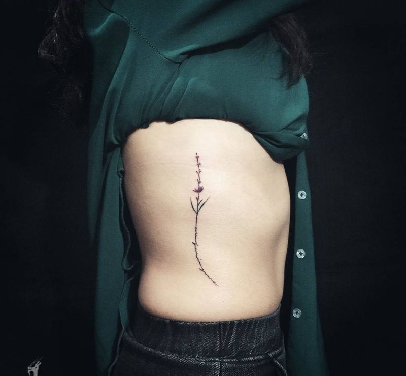 刺艺堂-彫茜清新作品～纹身图片