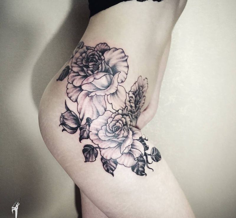 昨日工事～纹身图片