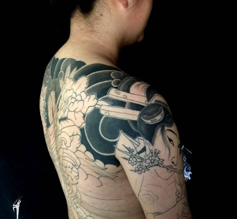 前后断续也一年了 今天爆个照 辛苦了～⛽️纹身图片