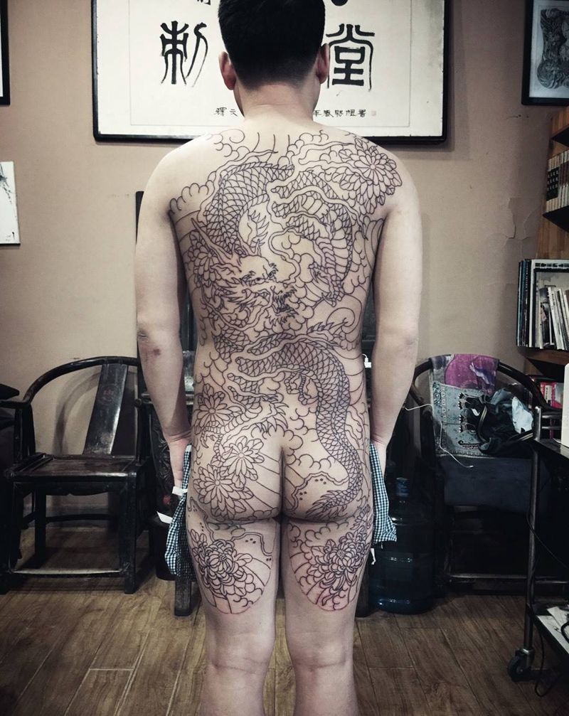 当前进度～纹身图片